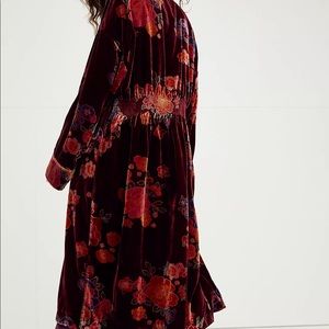 Free People Velvet Wild Nights Duster